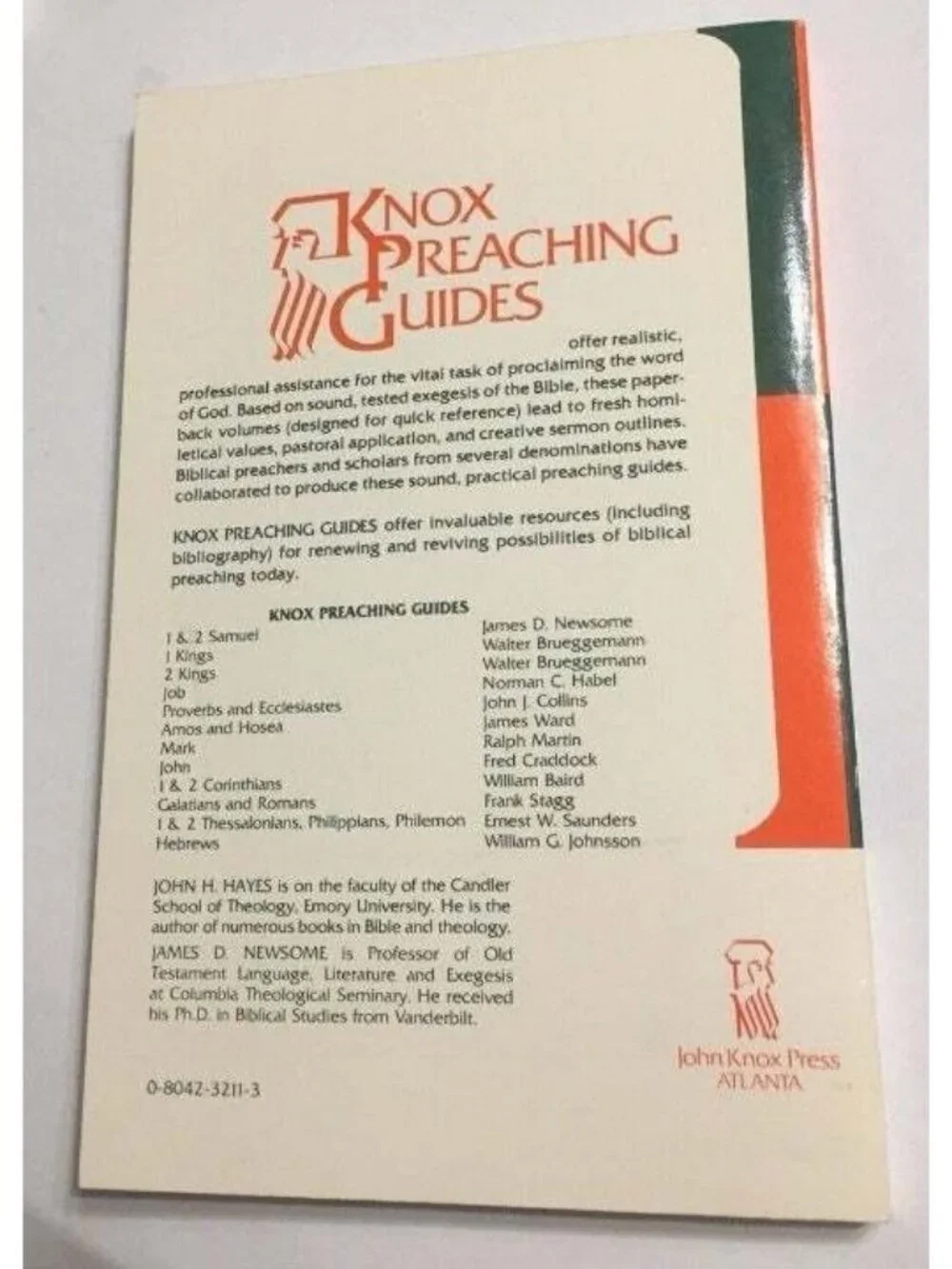 Knox Preaching Guide, James D Newsome Jr samuel knox